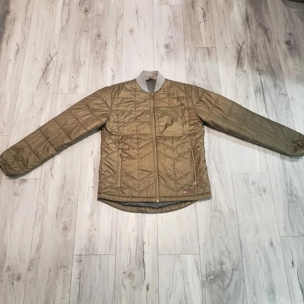 Orage Mens Green  Quilted Jacket Size M/M